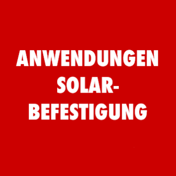 Anwendungen Solarbefestigung