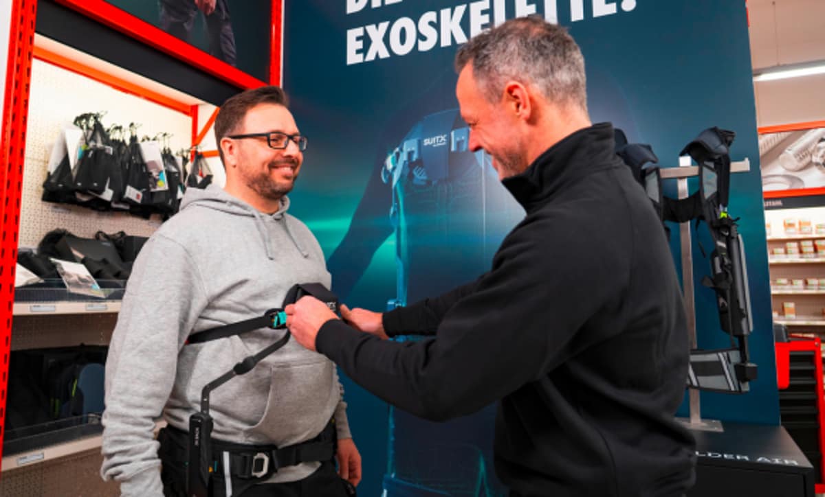 Rücken entlasten bei schweren Tätigkeiten.