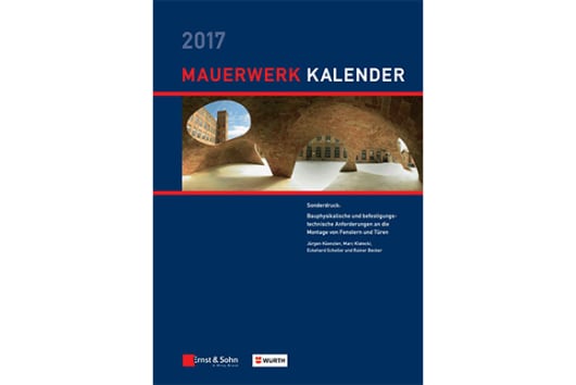 Mauerwerk Kalender Sonderdruck 2017
