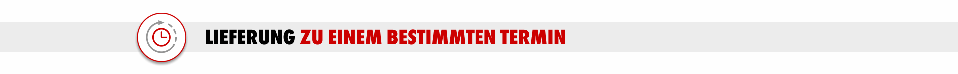 Lieferung zu einem bestimmten Termin