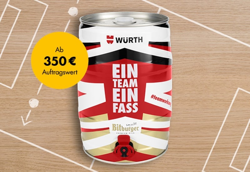 Zugabe Bierfass