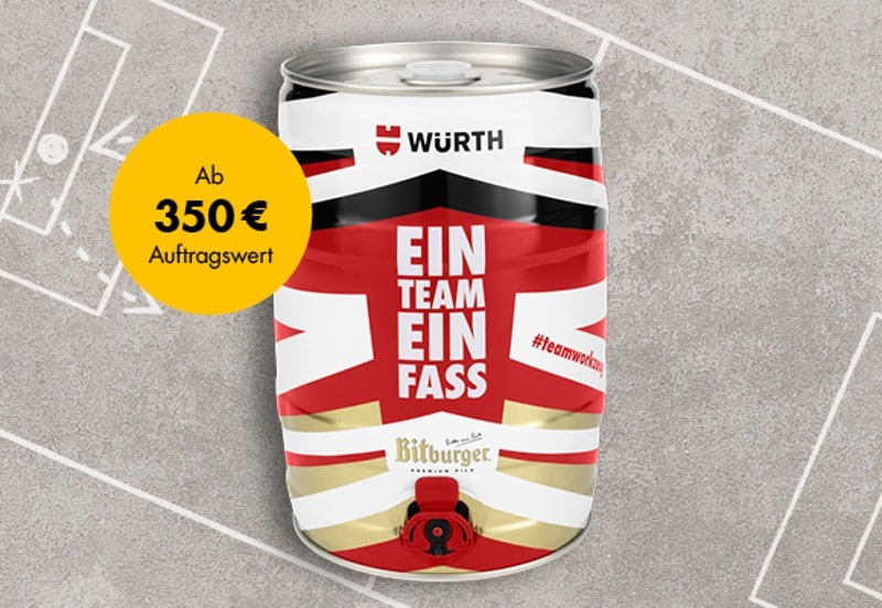Zugabe Bierfass
