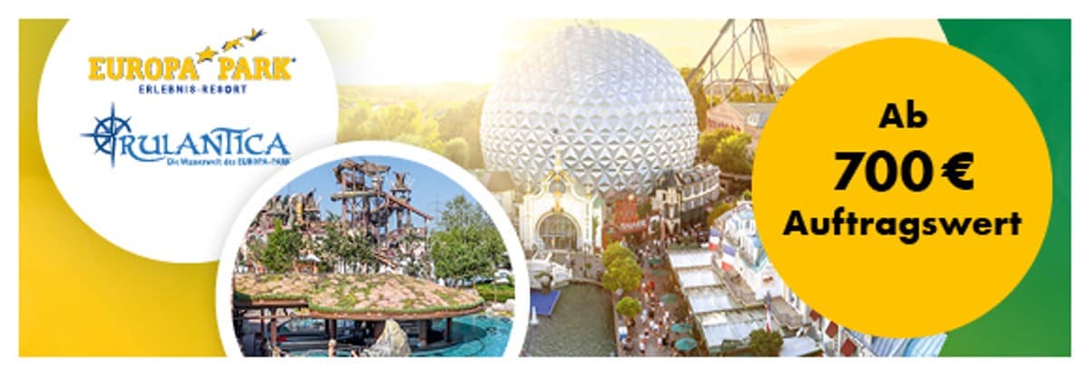 Gewinnspiel mit dem Europapark ab 700 €