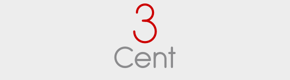 3 Cent