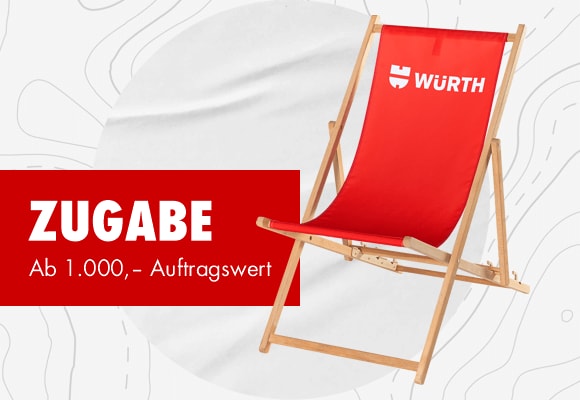 Zugabe Liegestuhl
