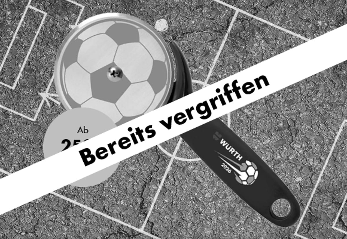Zugabe Pizzaschneider vergriffen