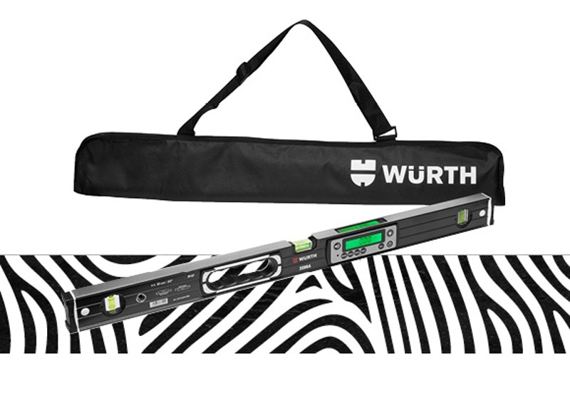 Digitale Wasserwaage mit 2 Displays