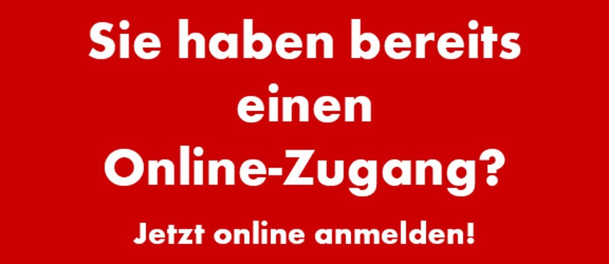 bereits online zugang