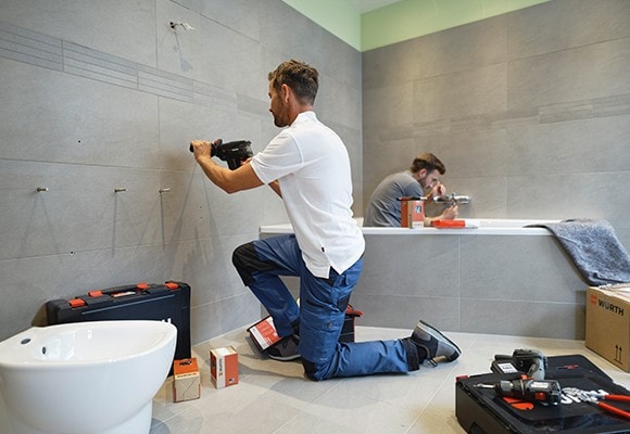 Installation Badezimmer