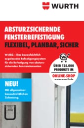 Absturzsichernde Fensterbefestigung flexibel, planbar, sicher Absturzsichernde Fensterbefestigung flexibel, planbar, sicher