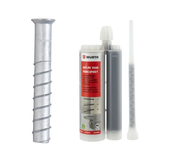 Befestigung auf Asphalt