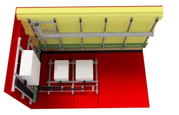 TGA im Elektrotechnikraum