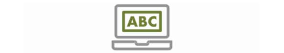 Icon Aktionscode in Laptop