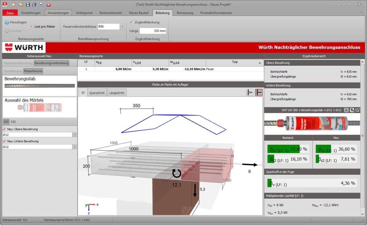 Würth Rebar Design