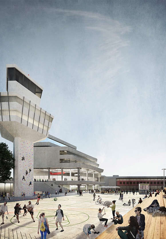 <sup>©</sup> Atelier Loidl_Tegel Projekt GmbH Campus Arena Berlin