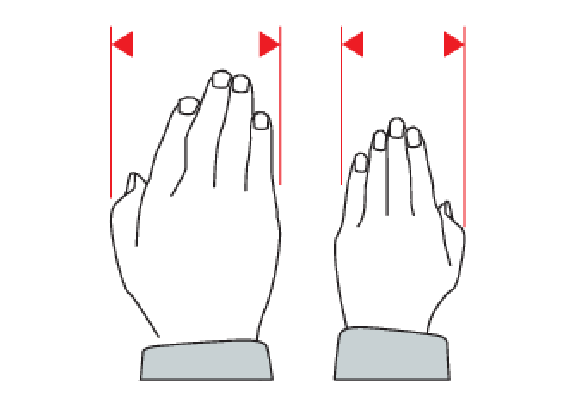 Schuhbreite ermitteln