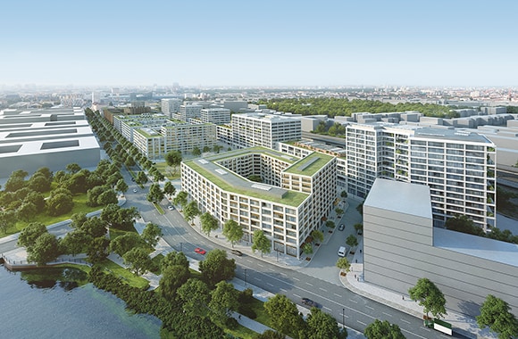 <sup>©</sup> Quartier Heidestrasse Baustelle Stadt