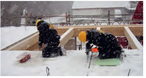 Arbeiten im Schnee Arbeiten im Schnee
