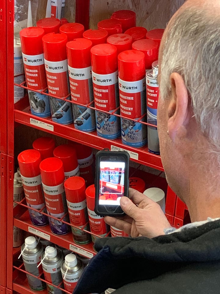 Barcode-Scanner Würth App