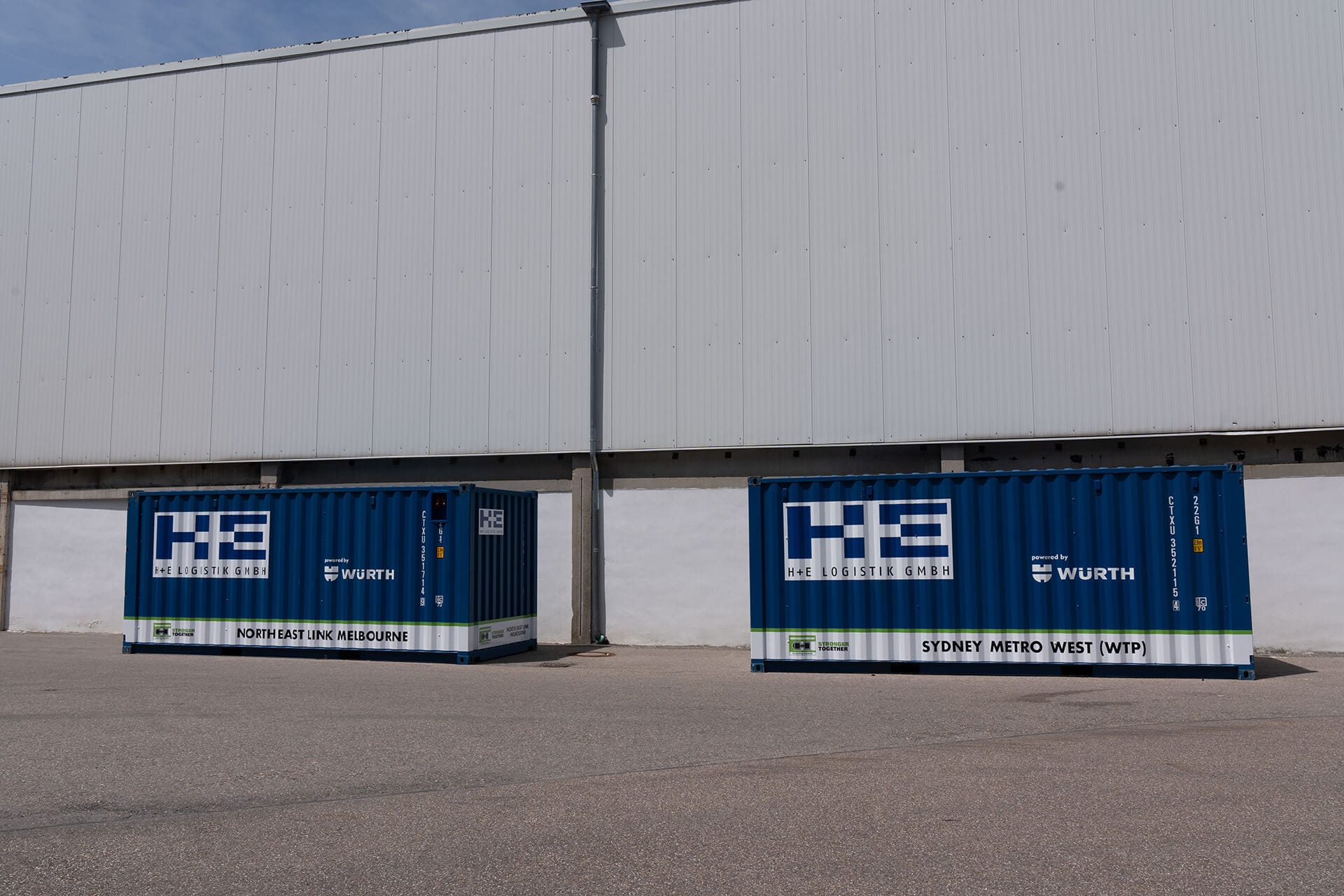 Container H+E powered by Würth