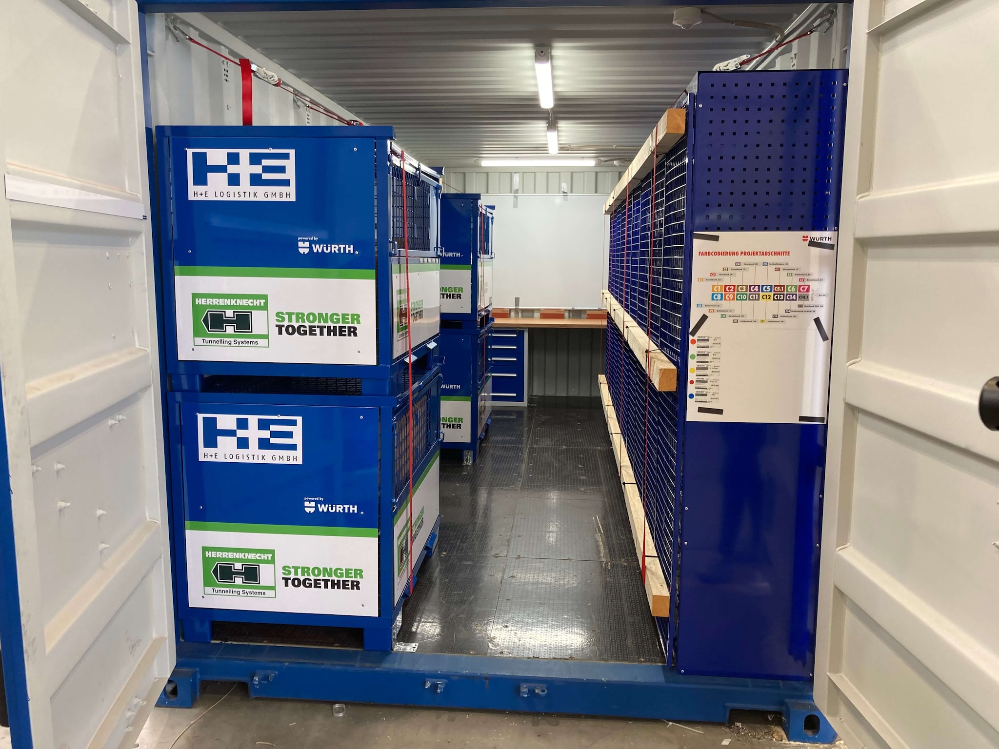 H+E Lagerraum