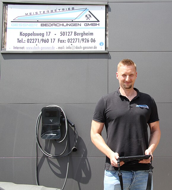 Christian Gessner, Geschäftsführer Gessner Bedachung