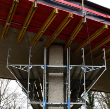 Innerstädtische Instandsetzung einer Brücke