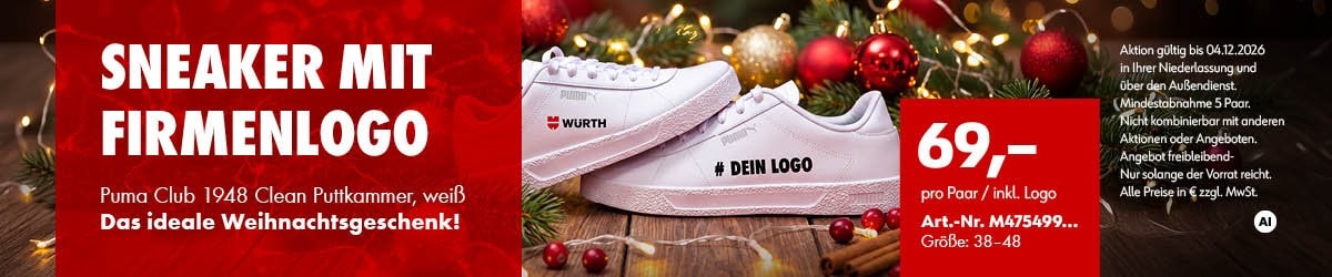 Bedruckte Sneaker als Weihnachtsgeschenk