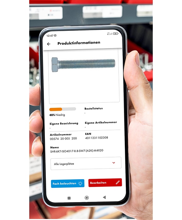 Anzeige Produktdetails