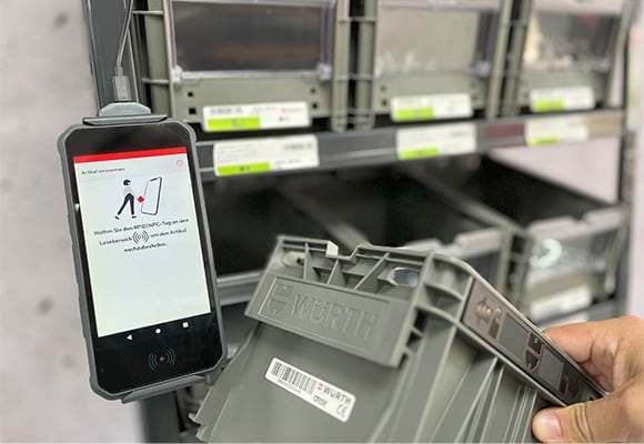 Scannen über NFC-Tags