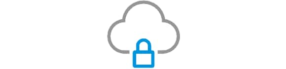 Sichere Cloud Icon