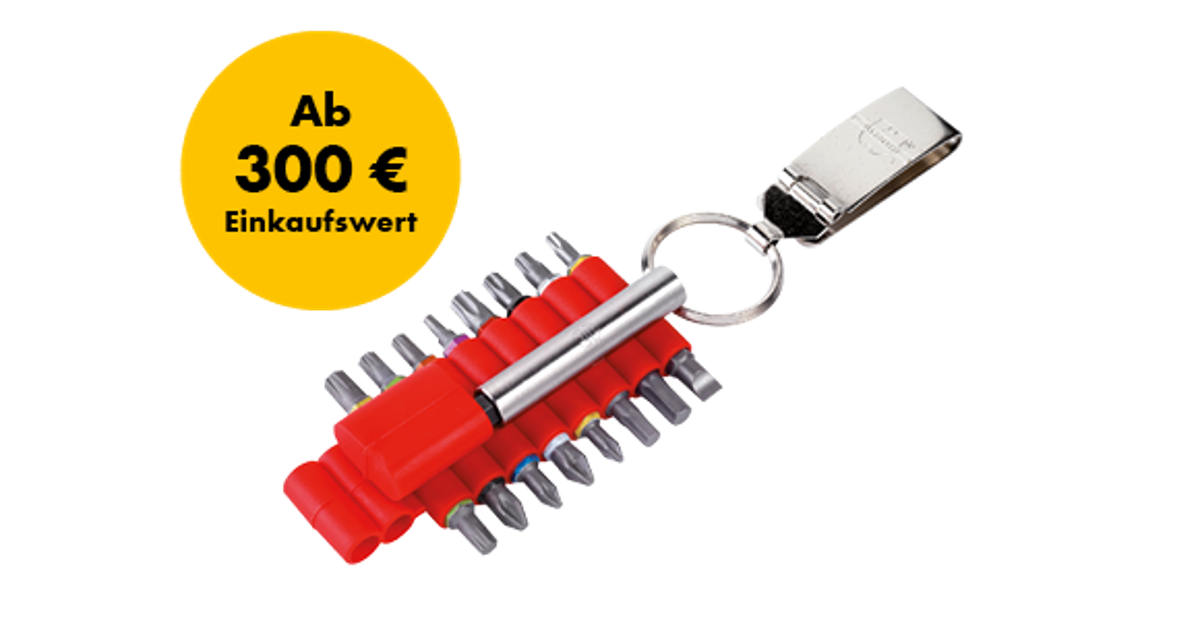 Bit-Set mit Metall-Gürtelclip