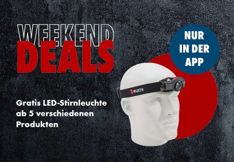 Gratis LED-Stirnleuchte ab 5 verschiedenen Produkten